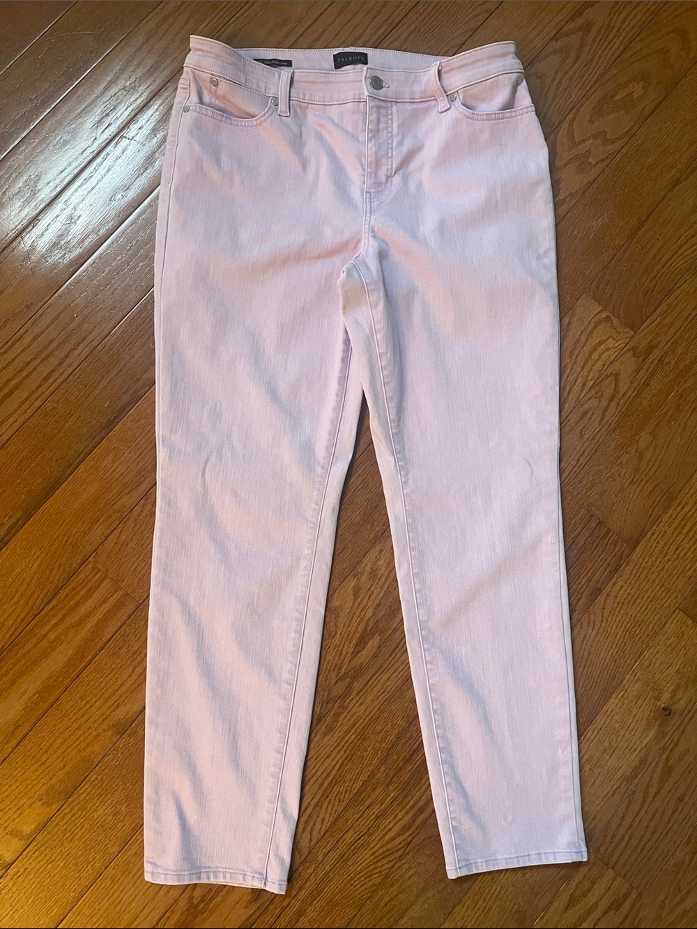 TALBOTS Slim Ankle Jean Women's 10 Lavender Purple Pants - Picture 1 of 6